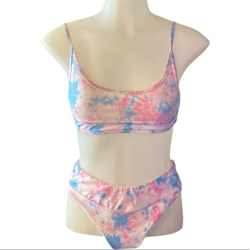 🔥4/$20 SHEIN Tie Dye Bikini - size womens Small